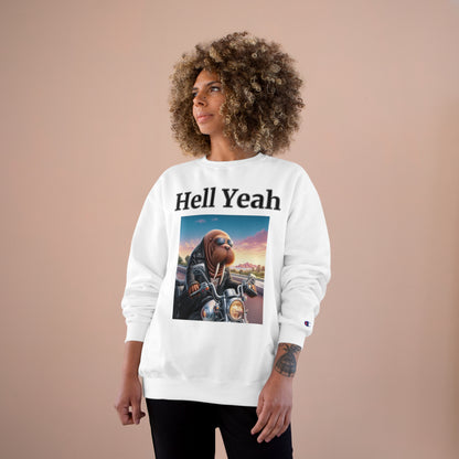 Walrus "Hell Yeah" Champion Unisex Crew Neck