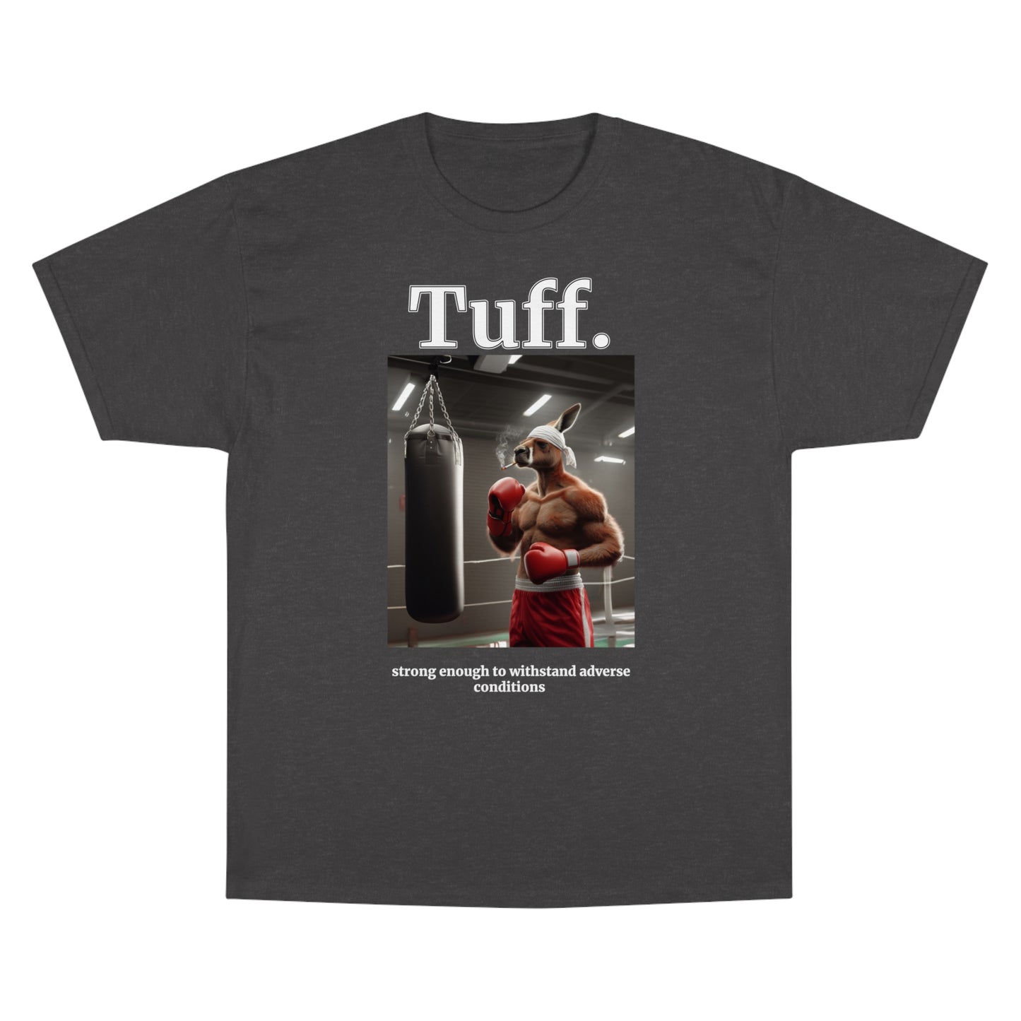 Kangaroo "Tuff." Champion Unisex Tee