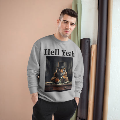 Tiger "Hell Yeah" Champion Unisex Crew Neck