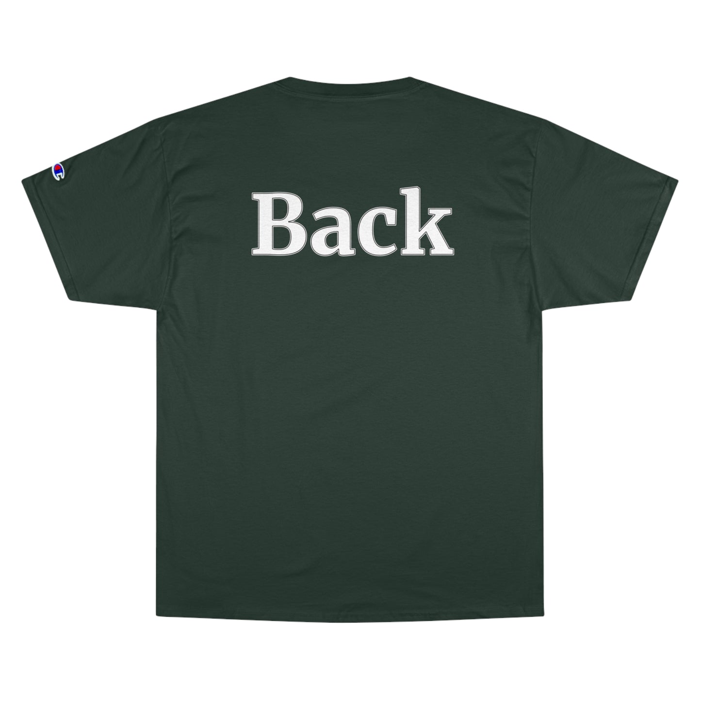 "Front Back" Champion Unisex Tee