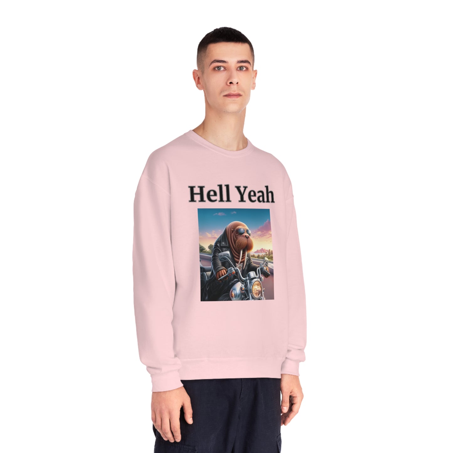 Walrus "Hell Yeah" Unisex Crew Neck Sweatshirt