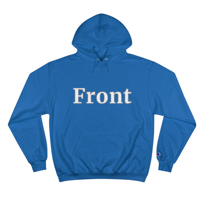 "Front Back" Champion Unisex Hoodie