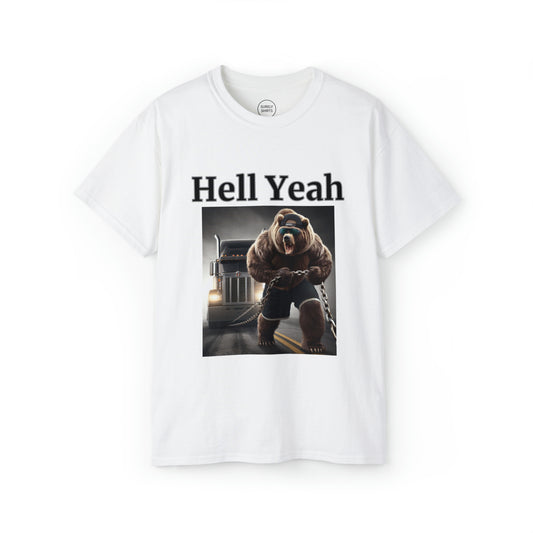 Bear "Hell Yeah" Gildan Unisex Tee