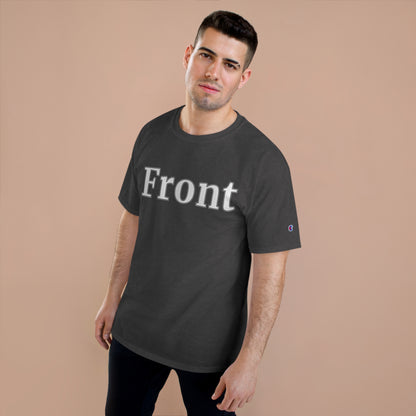 "Front Back" Champion Unisex Tee