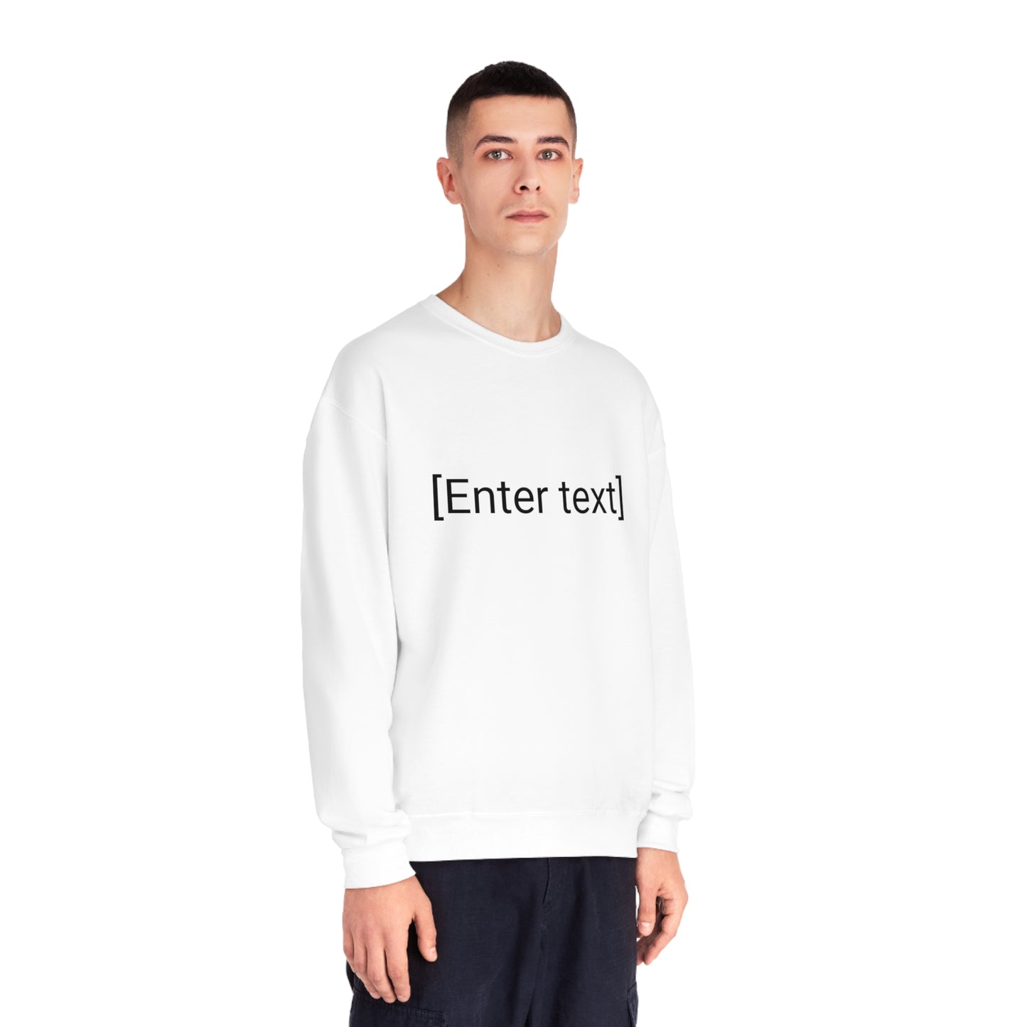 "[Enter Text]" Unisex Crew Neck Sweatshirt