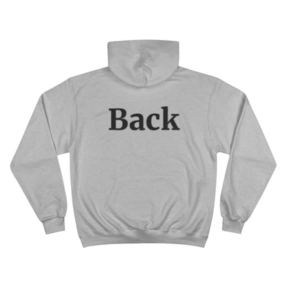 "Front Back" Champion Unisex Hoodie