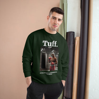 Kangaroo "Tuff." Champion Unisex Crew Neck Sweatshirt