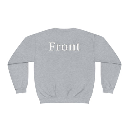 "Back Front" Unisex Crewneck Sweatshirt