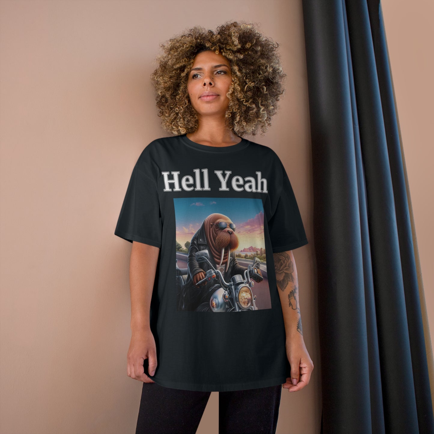 Walrus "Hell Yeah" Champion Unisex Tee