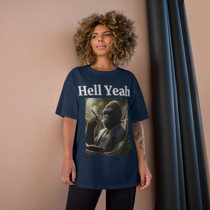 Gorilla "Hell Yeah" Champion Unisex Tee