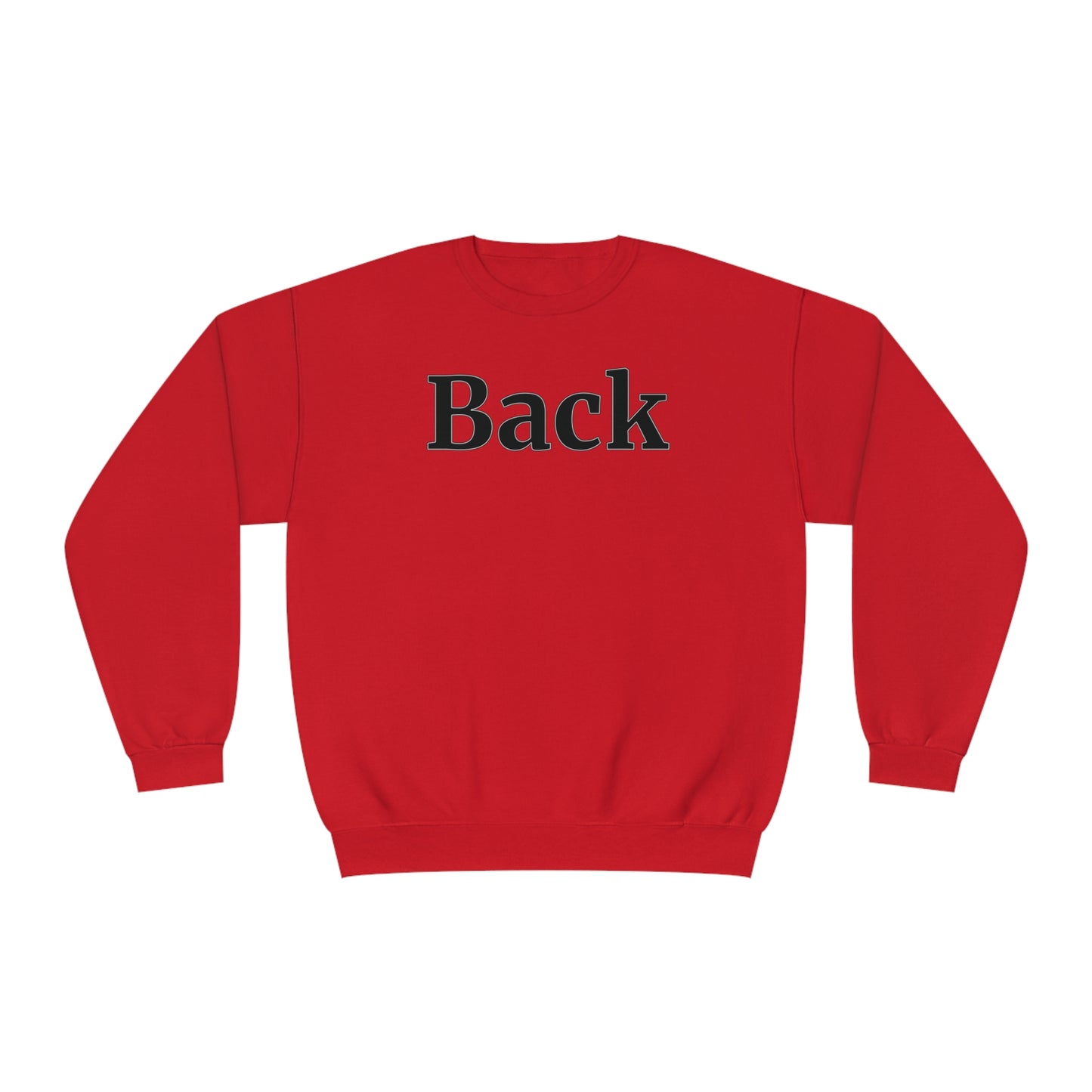 "Back Front" Unisex Crewneck Sweatshirt