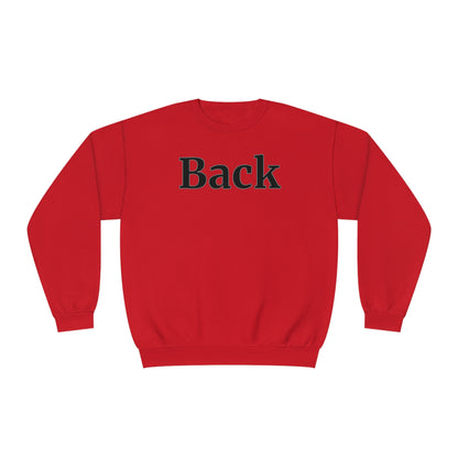 "Back Front" Unisex Crewneck Sweatshirt