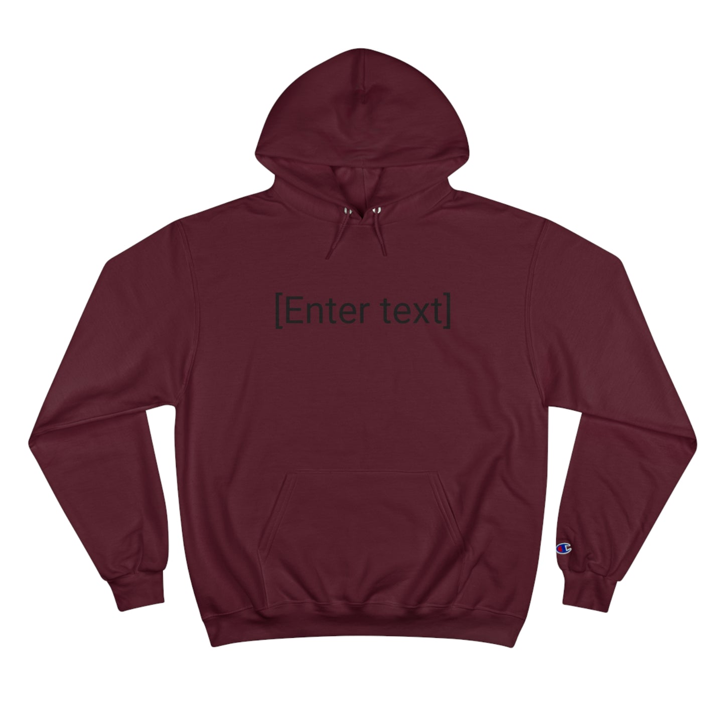 "[Enter Text]" Champion Unisex Hoodie