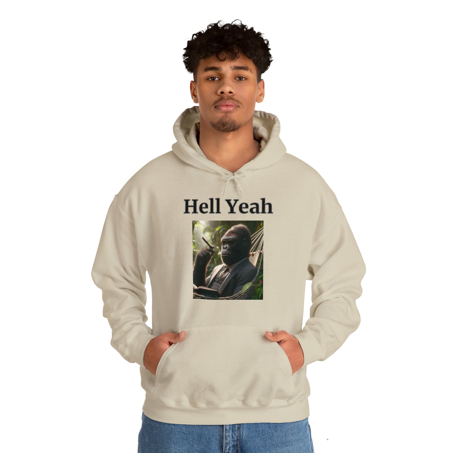 Gorilla "Hell Yeah" Unisex Hoodie