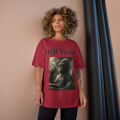 Gorilla "Hell Yeah" Champion Unisex Tee