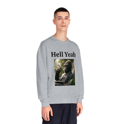 Gorilla "Hell Yeah" Unisex Crew Neck Sweatshirt