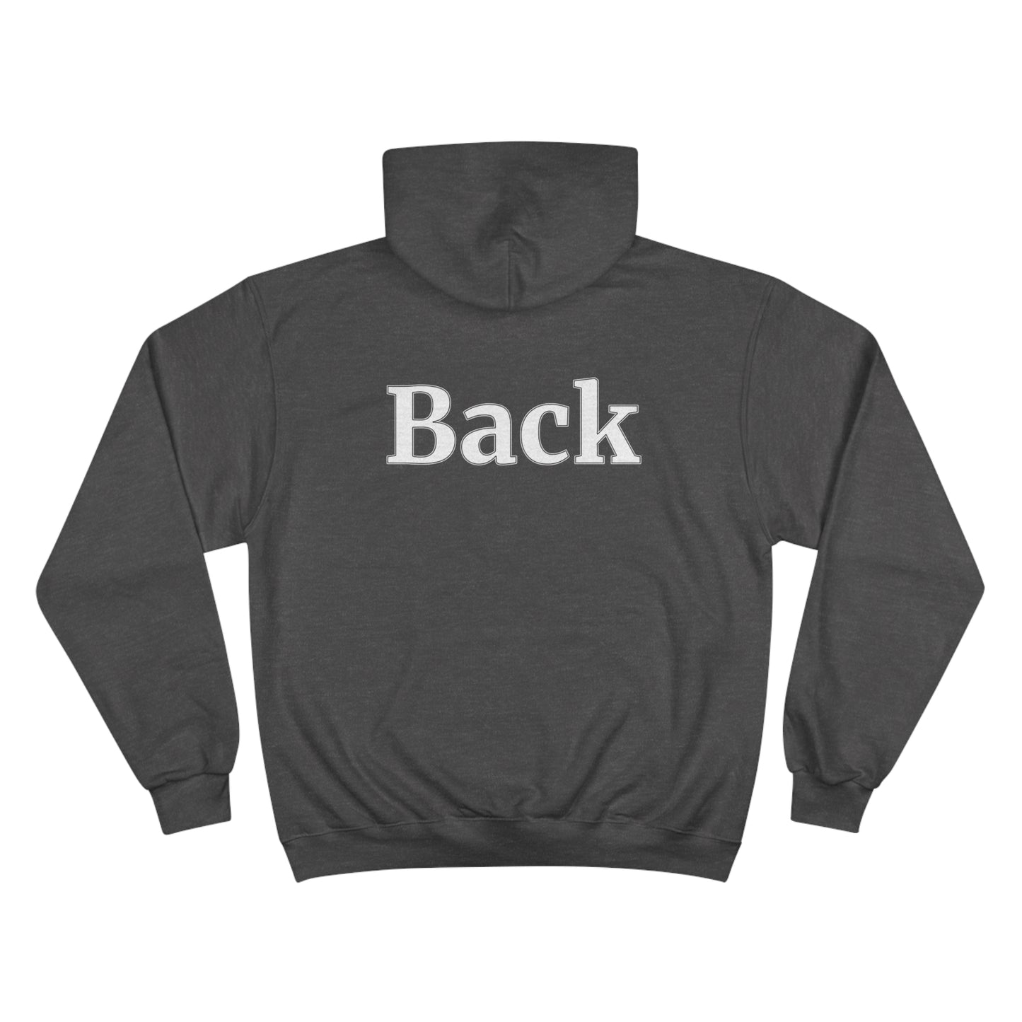 "Front Back" Champion Unisex Hoodie