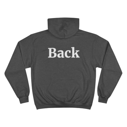 "Front Back" Champion Unisex Hoodie