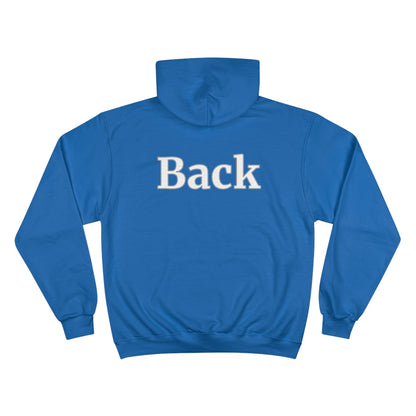 "Front Back" Champion Unisex Hoodie