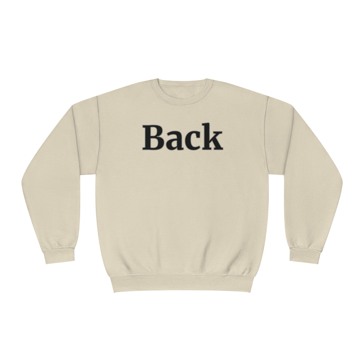 "Back Front" Unisex Crewneck Sweatshirt