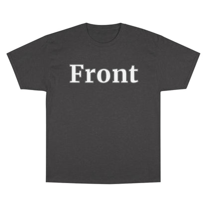 "Front Back" Champion Unisex Tee