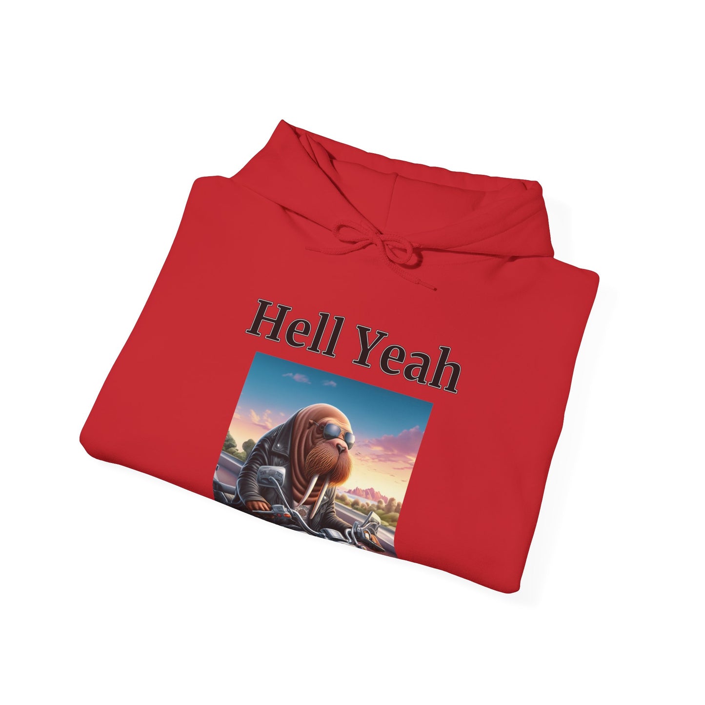 Walrus "Hell Yeah" Unisex Hoodie