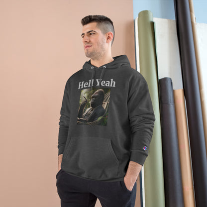 Gorilla "Hell Yeah" Champion Unisex Hoodie