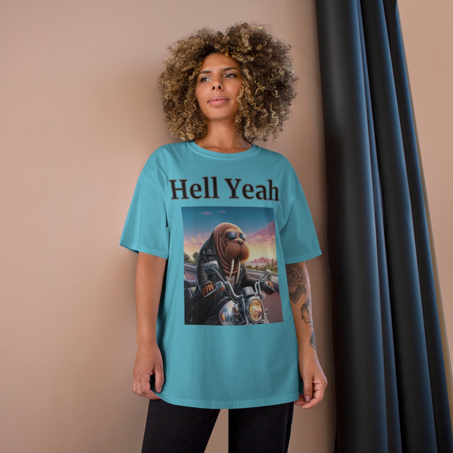 Walrus "Hell Yeah" Champion Unisex Tee