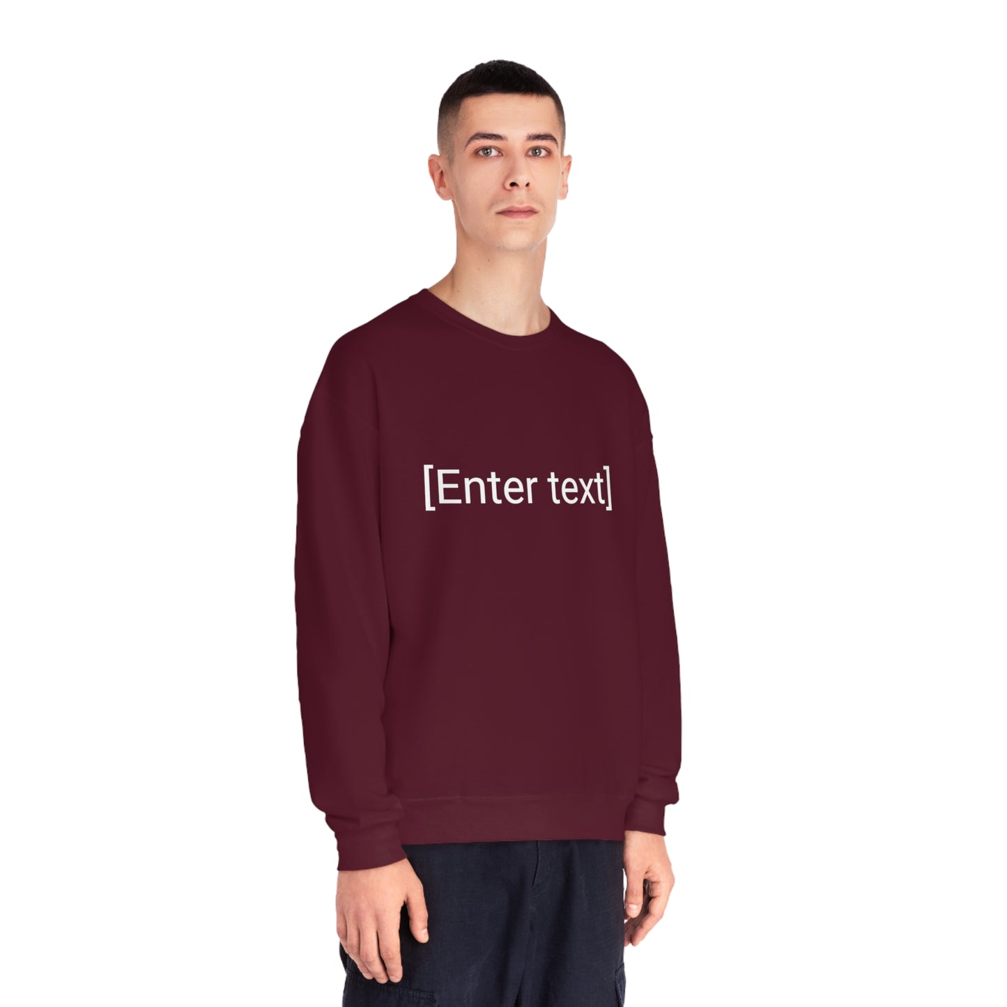 "[Enter Text]" Unisex Crew Neck Sweatshirt