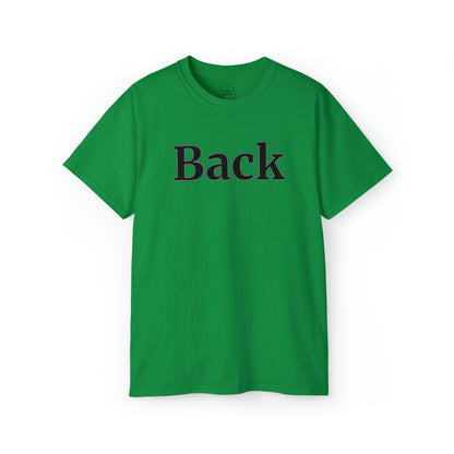 "Back Front" Gildan Unisex Tee