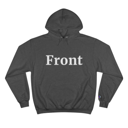 "Front Back" Champion Unisex Hoodie