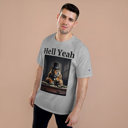 Tiger "Hell Yeah" Champion Unisex Tee