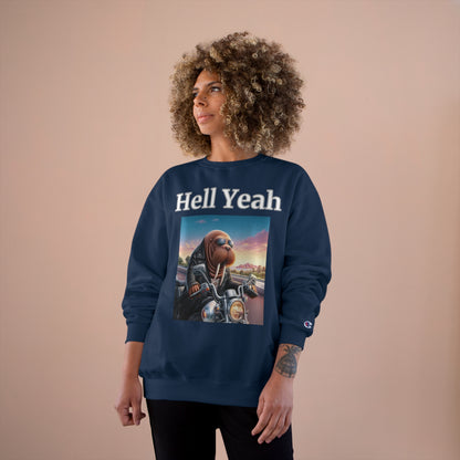 Walrus "Hell Yeah" Champion Unisex Crew Neck