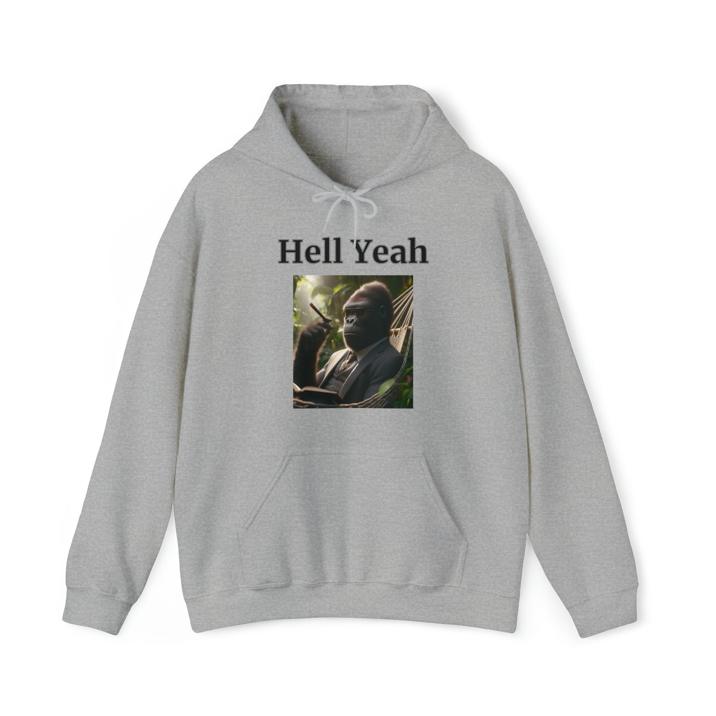 Gorilla "Hell Yeah" Unisex Hoodie