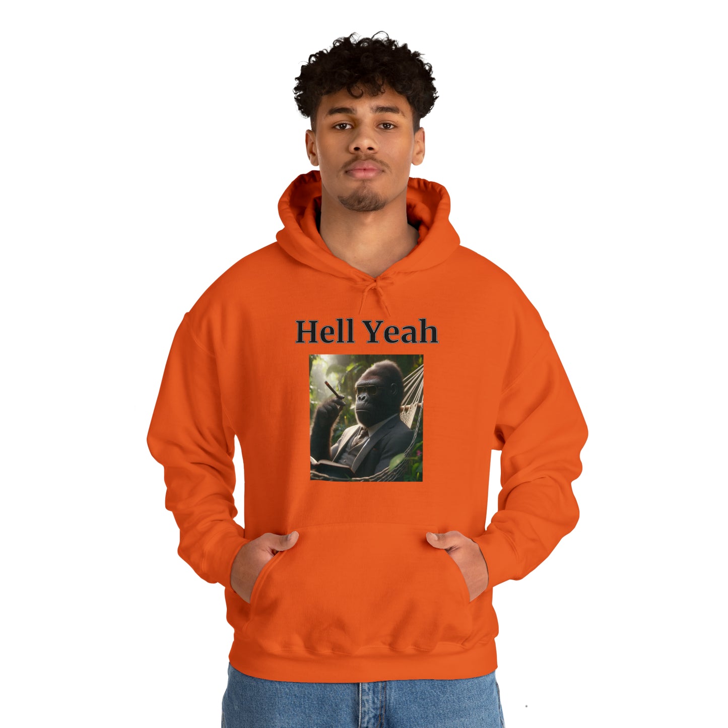 Gorilla "Hell Yeah" Unisex Hoodie