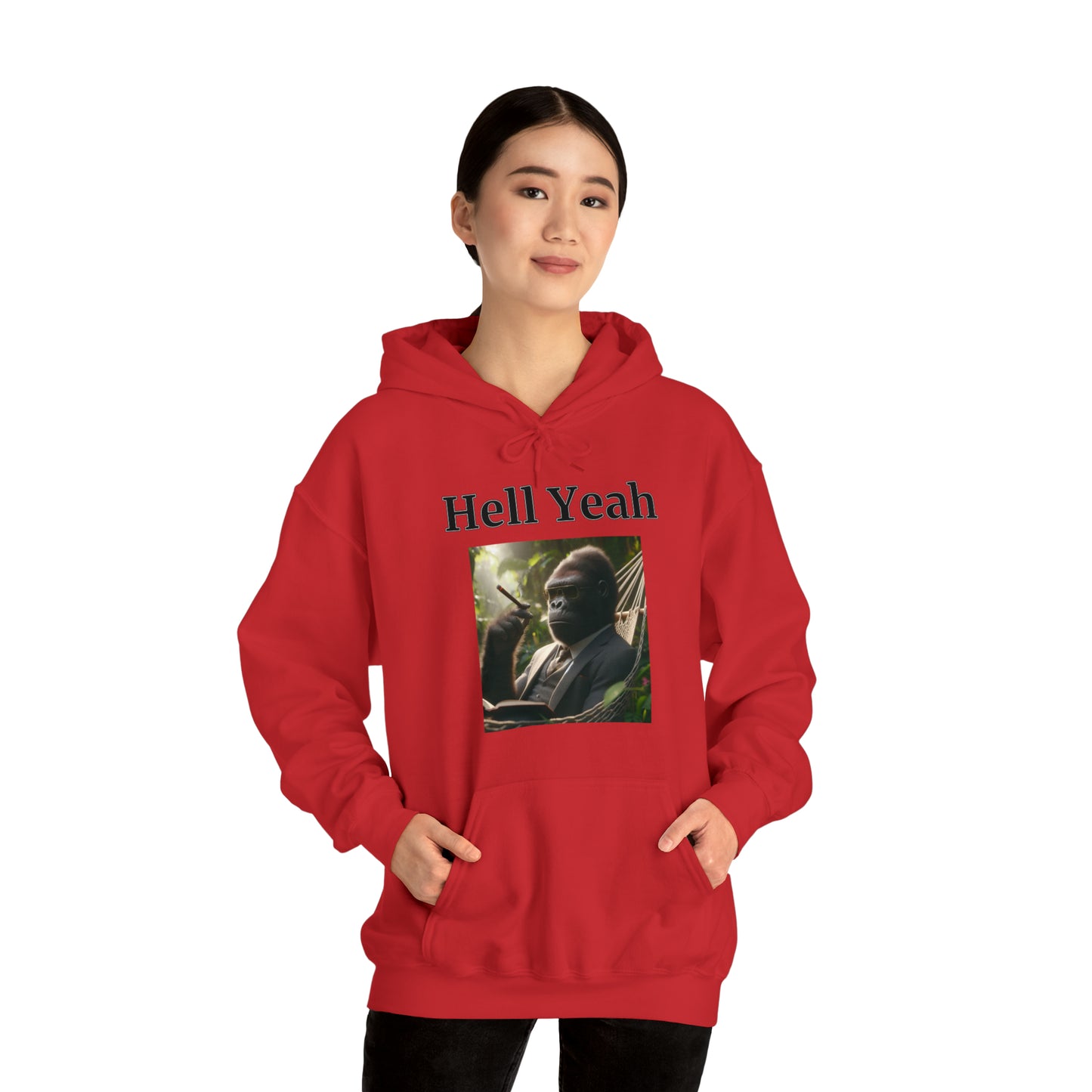 Gorilla "Hell Yeah" Unisex Hoodie