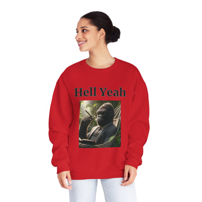 Gorilla "Hell Yeah" Unisex Crew Neck Sweatshirt