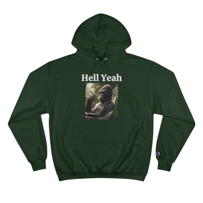 Gorilla "Hell Yeah" Champion Unisex Hoodie