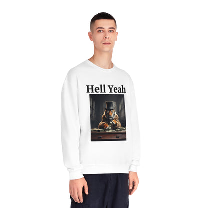 Tiger "Hell Yeah" Unisex Crew Neck Sweatshirt