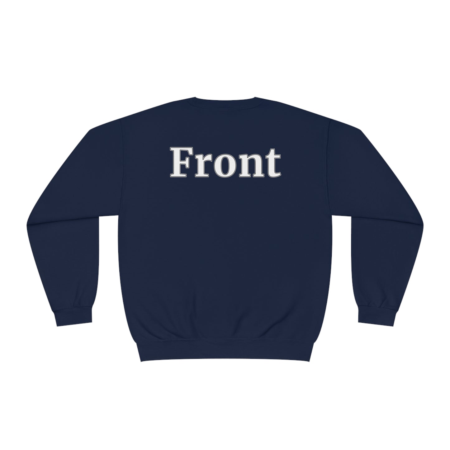 "Back Front" Unisex Crewneck Sweatshirt