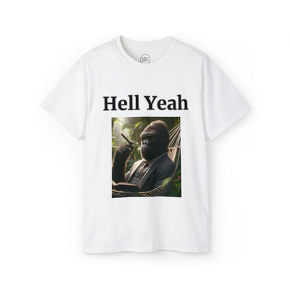 Gorilla "Hell Yeah" Gildan Unisex Tee