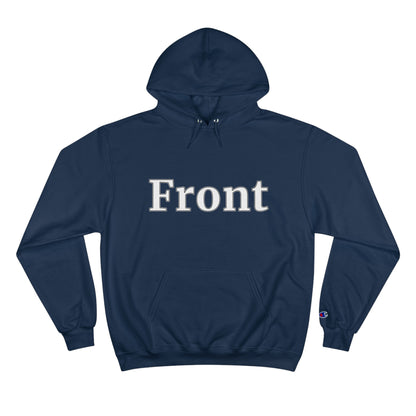 "Front Back" Champion Unisex Hoodie