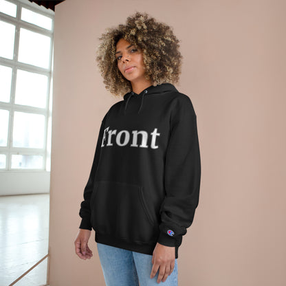 "Front Back" Champion Unisex Hoodie