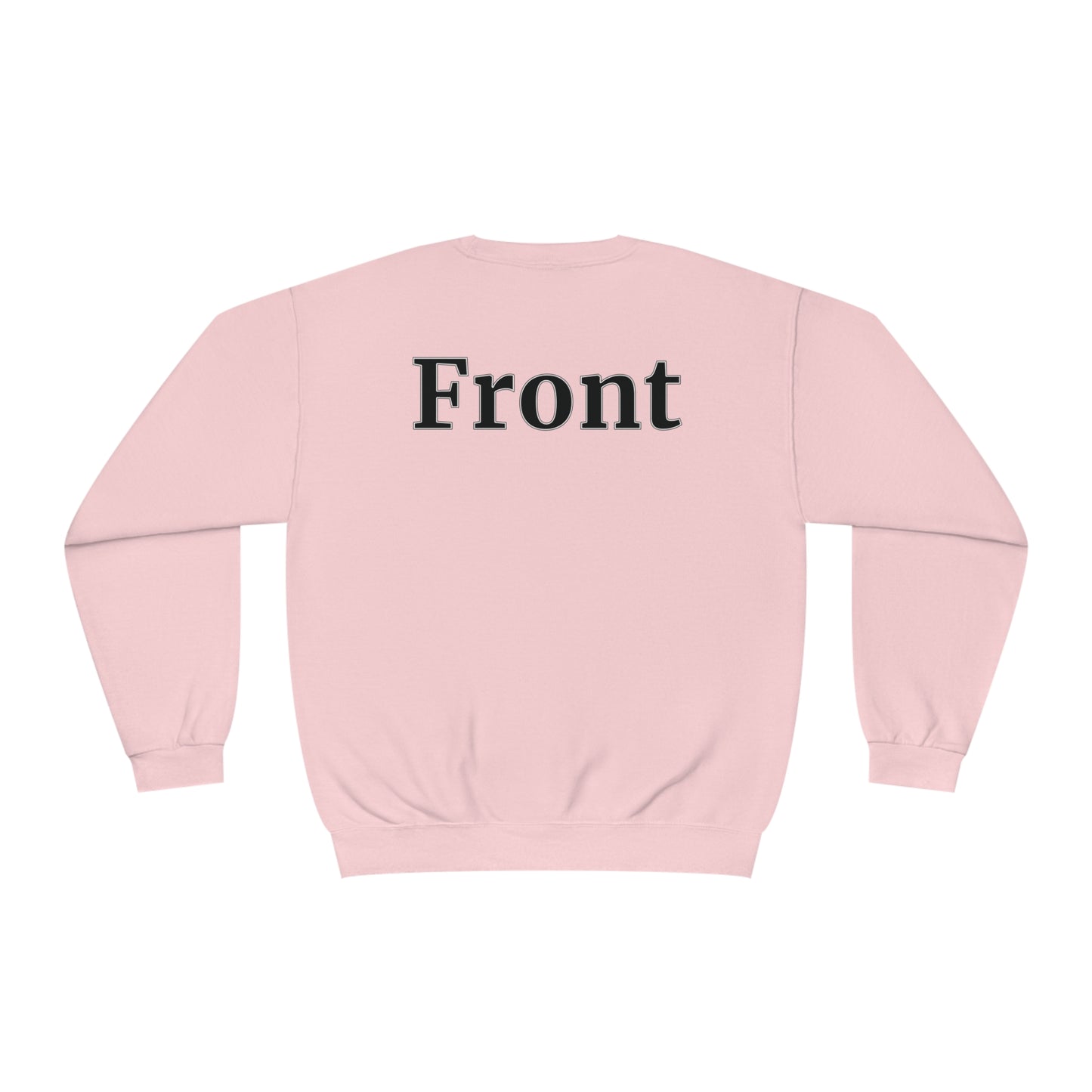 "Back Front" Unisex Crewneck Sweatshirt