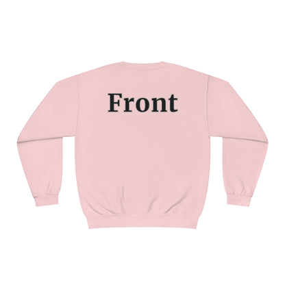 "Back Front" Unisex Crewneck Sweatshirt