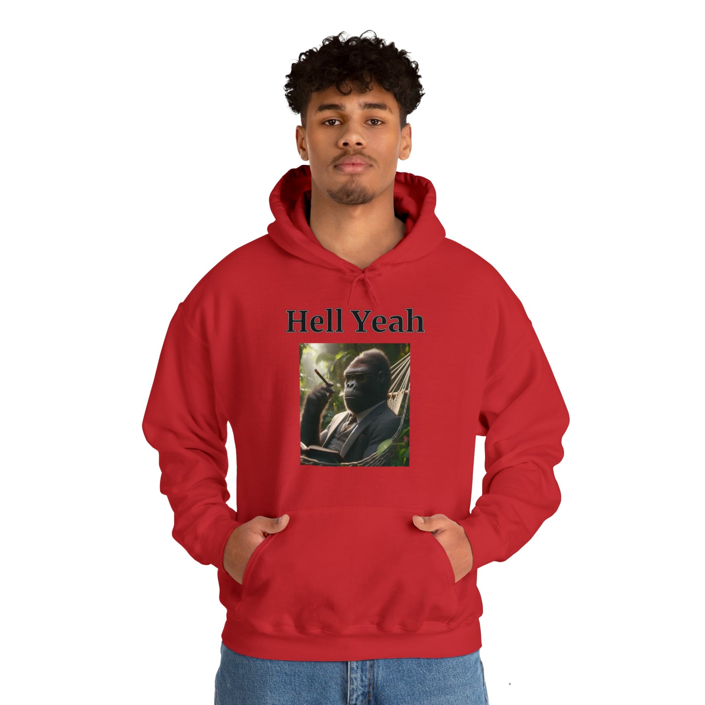 Gorilla "Hell Yeah" Unisex Hoodie