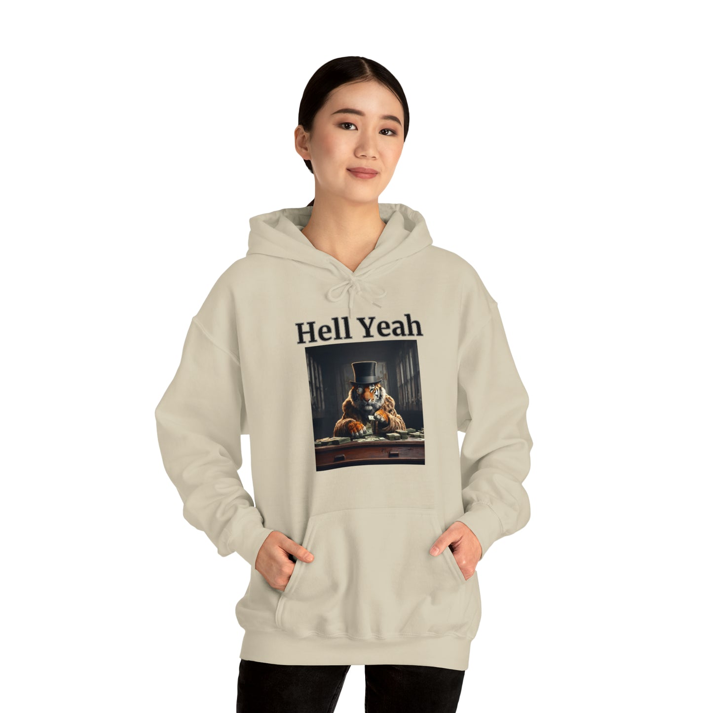 Tiger "Hell Yeah" Unisex Hoodie