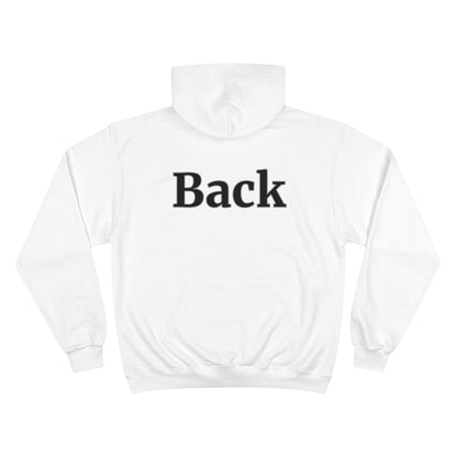 "Front Back" Champion Unisex Hoodie