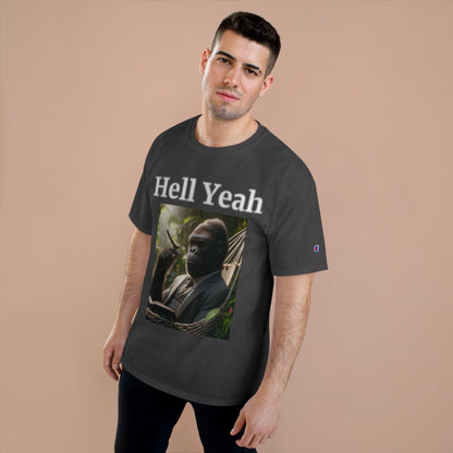 Gorilla "Hell Yeah" Champion Unisex Tee