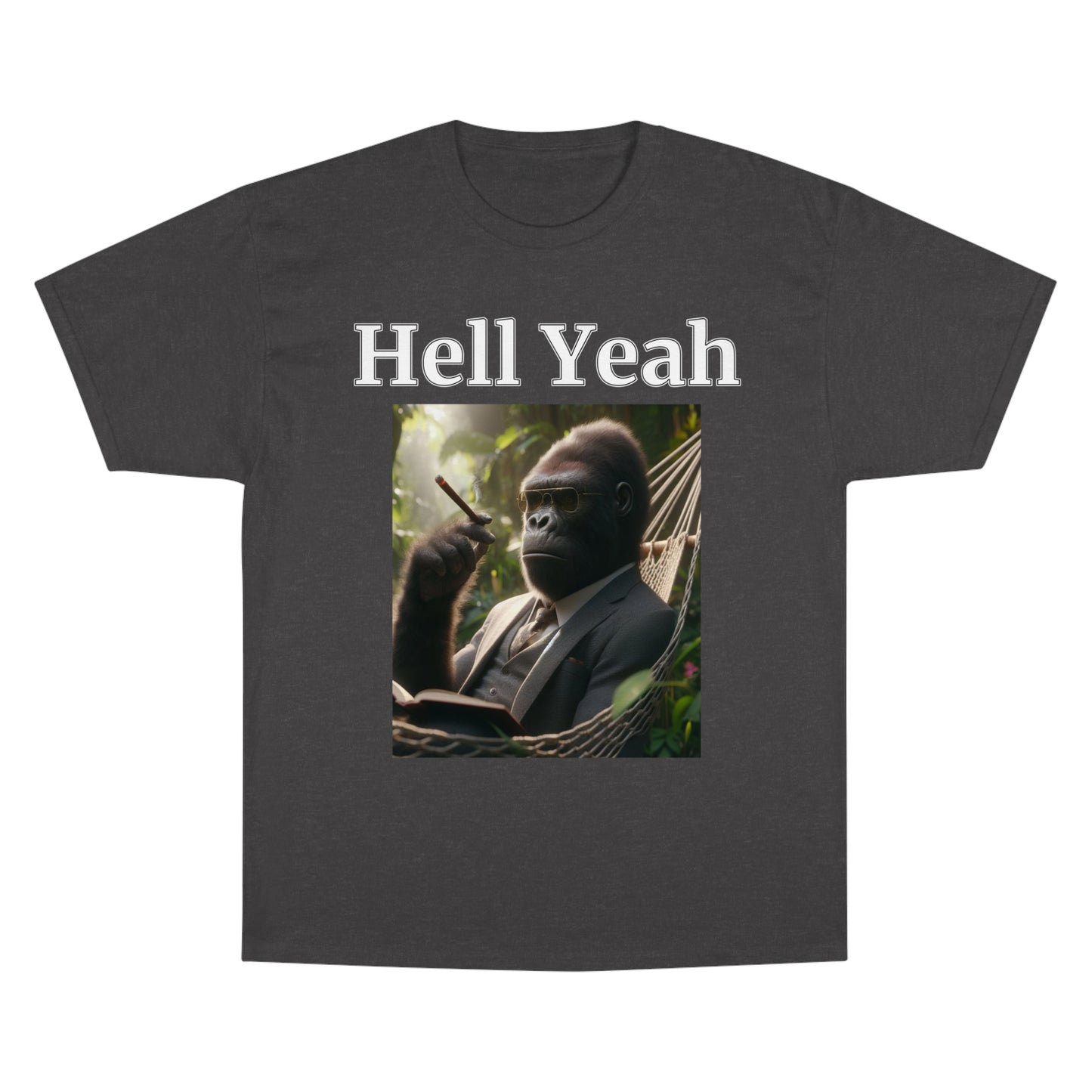 Gorilla "Hell Yeah" Champion Unisex Tee